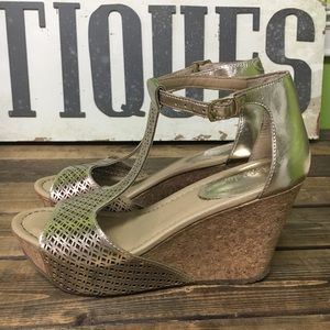 Kenneth Cole Cork Wedges